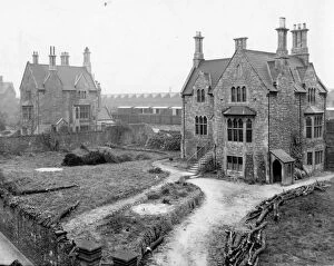 Railway Village Collection: Managers Houses (l-r, Marlow House and Station House) c1910