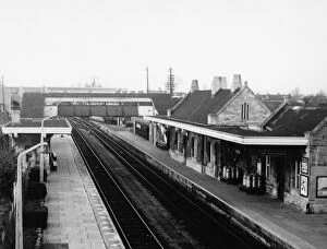 Footbridge Gallery: Melksham Station, c.1950s
