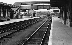 Footbridge Gallery: Melksham Station, c.1960