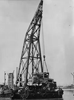 Crane Collection: Newport Docks, 1949