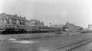 Cornwall Collection: Newquay Station Goods Yard, c.1930