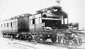 Carriages and Wagons Collection: Norton Fitzwarren train crash, 1890