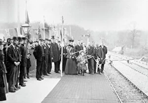 Devon Gallery: Opening ceremony of the Plymouth to Yealmpton Line, January 1898