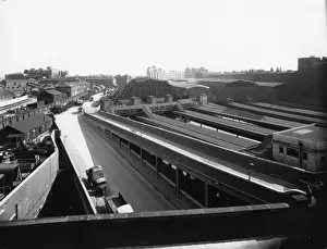 Goods Prints: Overall view of Paddington Station and Surrounds, c. 1940