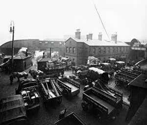 Horse Drawn Vehicles Gallery: Paddington Mint Stables, Yard and Offices, c.1920s