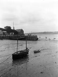 Harbour Gallery: Padstow Harbour, Cornwall, August 1927