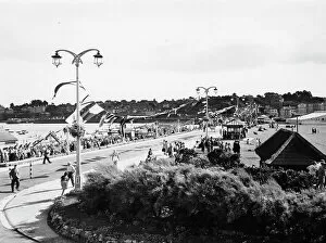 1950s Collection: Paignton Promenade, Devon, Summer 1950