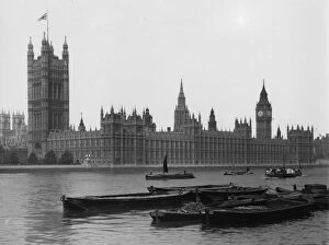 River Gallery: Palace of Westminster, London, c.1930
