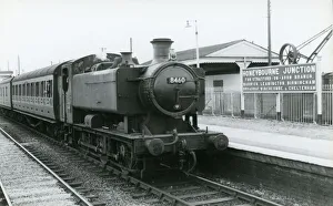 Nameboard Gallery: Pannier Tank 8460, at Honeybourne Junction