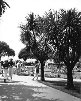 Images Dated 26th April 2018: Pavilion Gardens, Torquay, August 1936