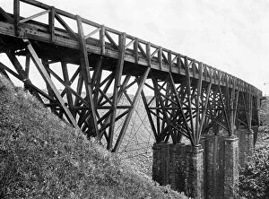 Timber Viaducts Collection: Penryn Viaduct, early 1920s
