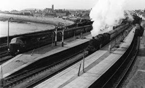 Castle Class Locomotives Gallery: Penzance Station, Cornwall, c.1960