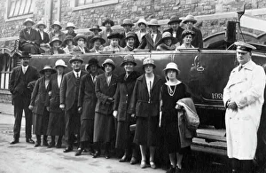 Images Dated 2023 February: Polish and Sewing Shop outing, c1920s