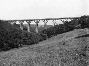 Timber Viaducts Collection: Ponsanooth Viaduct, c1920s