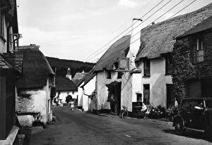 Images Dated 28th May 2020: Porlock near Minehead, August 1950