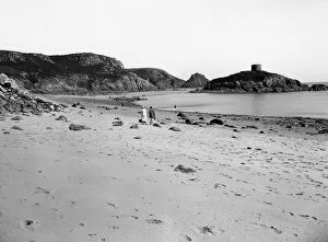 Channel Isles Gallery: Portelet Beach, Jersey, June 1925