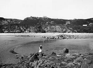 Images Dated 25th January 2021: Portelet Beach, Jersey, June 1925