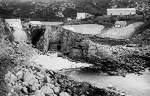Cornwall Gallery: Porthgwarra Beach and Village, Cornwall