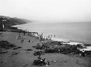 Holidaymaker Gallery: Porthleven Beach, Cornwall, July 1923
