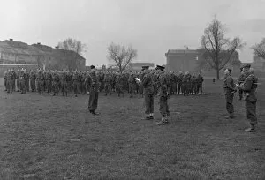 Workers at Swindon Works Collection: Presentation of the Wiltshire Home Guard in 1944