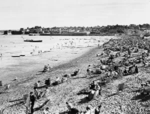 Holiday Collection: Preston Sands, Paignton, August 1950