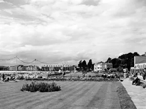 Exmouth Gallery: The Promenade at Exmouth, Devon, July 1950