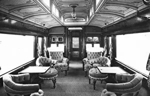 First Class Carriages Gallery: Queen Victorias Royal Saloon, 1890 s