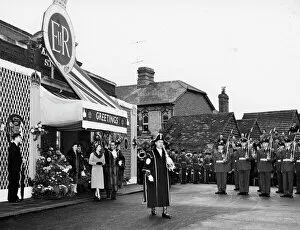 Royal Visit Gallery: The Queens Visit to Abingdon, 2nd November 1956