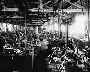 R Shop tool room, 1907