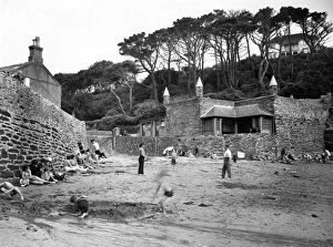 Children Collection: Readymoney Cove, Fowey, July 1947