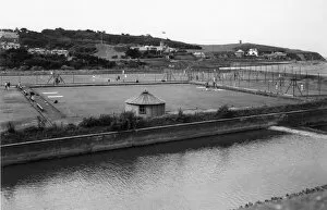 Bowls Gallery: Recreation Ground at Bude, August 1930