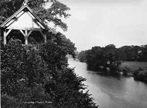 Publicity Gallery: River Dee at Chester, Cheshire, 1924