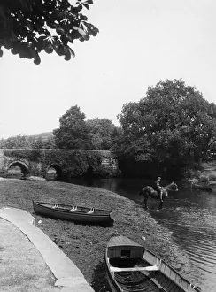 Horse Collection: River Fowey, Lostwithiel, 1927