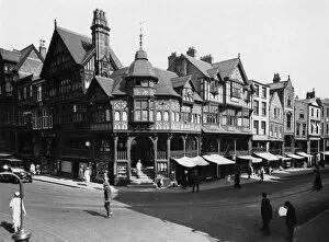 Cheshire Gallery: The Rows, Chester, 1920s
