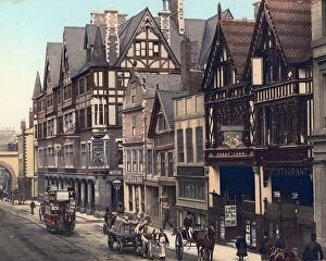 Cheshire Gallery: The Rows, Chester, c1890s