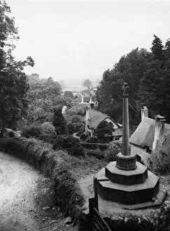 Cottage Gallery: Selworthy Green in Somerset, September 1934