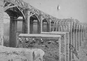Timber Viaducts Collection: Slade Viaduct, 1892