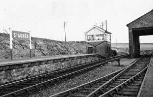 Images Dated 19th February 2015: St Agnes Station, Cornwall, c. 1960