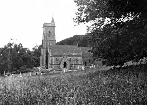 Somerset Collection: St Etheldredas Church at West Quantoxhead, Somerset
