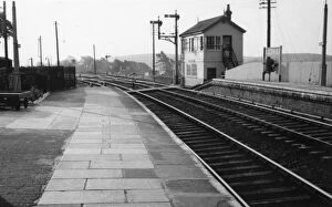 St Germans Station Collection: St Germans Station and Signal Box, Cornwall, c. 1960