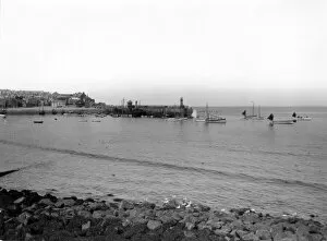 Cornwall Gallery: St Ives Harbour, Cornwall, August 1928