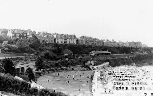 Cornwall Collection: St Ives Station, Porthminster Beach and Pitch & Putt, c.1950s