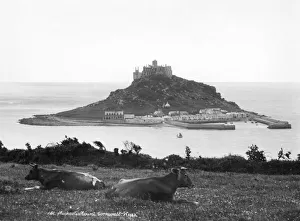 Cornwall Prints: St Michaels Mount, Cornwall
