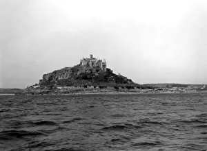 Cornwall Prints: St Michaels Mount, Cornwall, August 1928