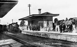 Images Dated 11th April 2018: Stonehouse Station, Gloucestershire, c.1910