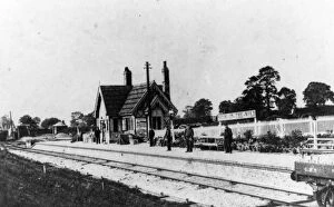 Images Dated 10th April 2018: Stow-on-the-Wold Station, Gloucestershire, c.1900