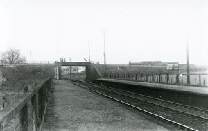Images Dated 16th February 2022: Stratford on Avon Racecourse Platform Station, 1956