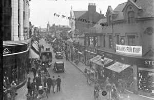 Railway Village Collection: Swindon town centre prior to trip 1934