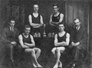 Images Dated 4th May 2012: Swindon Works, No 4 Shop Swimming Team Champions, 1929