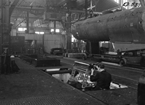 Swindon Works Gallery: Swindon Works, AE Shop, 1954